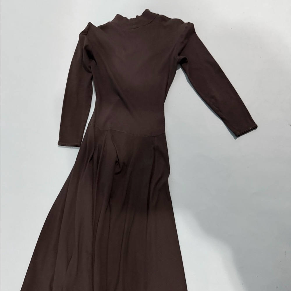 Betsey Johnson Dark Grey Long Sleeve Dress
